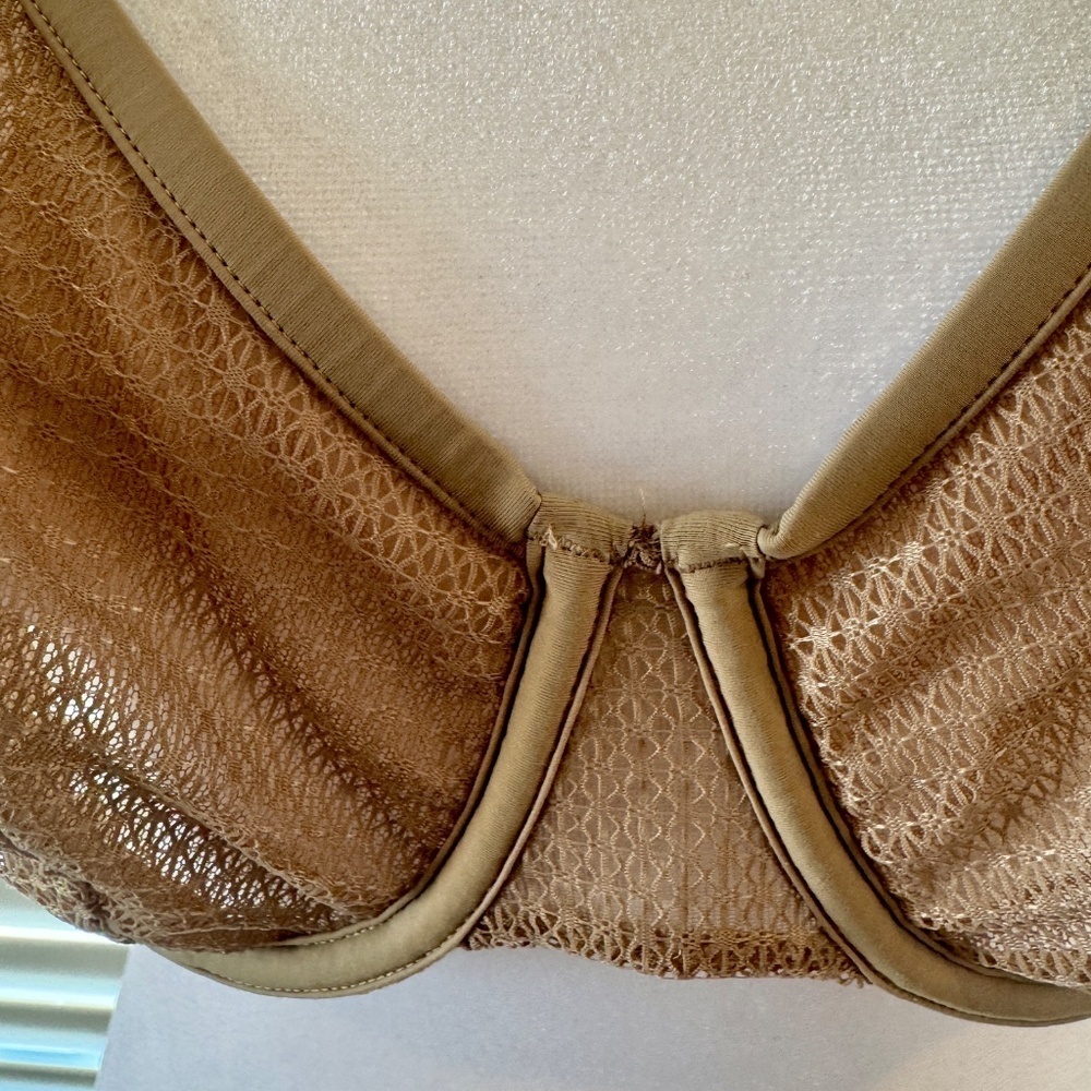 Third Love Unlined Modern Mesh Scoop Bra 40B - Picture 5 of 9